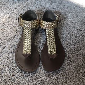 Gold Sandals